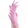 50PCS Pink Nitrile Gloves Disposable Powder Free Household Cleaning Gloves for Kitchen Gardening Working Dishwashing Industrial - Image 11