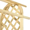 7.5' Wooden Wedding Arch, Garden Arch Arbor for Climbing Plants & Trellis Design, Great for Vines, or as Balloon Decoration - Image 3