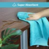 12pcs Microfiber Cleaning Cloth 30X30 cm ,12 Pack Cleaning Rag, Cleaning Towels with 4 Color Assorted,11.8"X11.8" - Image 4