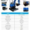 Customized Small Excavators from 1 to 2 Tons with Kubota Engines Optional Box Mower Attachments - Image 10