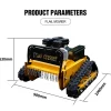 Customized Industrial grass cutting machine remote control slope lawn mowers 19/31inch remote flail mower for garden and farm - Image 9