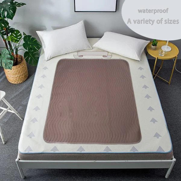 Incontinence  Bed Pad Chair Pad Washable Waterproof Protector for Spills Urine Fluids Adults Rubber Underwear Changing Pee - Image 5