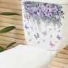 Green Plant Leaves Wall Sticker Bathroom Toilet Sticker WC Self Adhesive Mural Beautify Flower Home Decoration Decals bathroom - Image 4