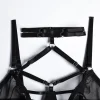 Spicy Girl's 3-Piece Halter Mesh Lingerie Set Sexy Garter Brief Kit Eco-Friendly Packing - Image 19
