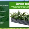20 cm Tall Outdoor Metal Raised Garden Bed Durable Galvanized Cold Rolled Steel Planter Box for Vegetables Flowers Fruits - Image 10