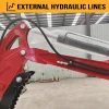 USA Stock 15HP Mini Excavator 1 Ton Crawler Excavator with Enclosed Cab Samll Digger Door to Door Delivery - Image 11