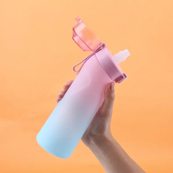 650ml Flavored Water Bottle Sports Alr Up Drinking Bottle 7/18 Fruit Fragrance Pods Water Cup Outdoor Sports Drink Water Bottle - Image 2