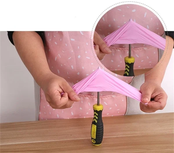 50PCS Pink Nitrile Gloves Disposable Powder Free Household Cleaning Gloves for Kitchen Gardening Working Dishwashing Industrial - Image 13