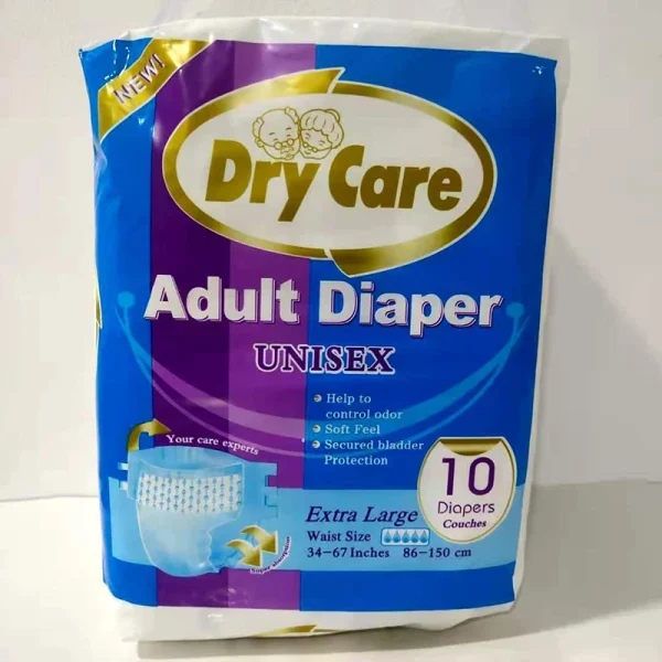 10Pcs Adult Diaper Leak-Proof Diapers Absorption Capacity Diapers Dummy Holder Disposable Adult Diaper XL