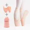 Girls Ballerina Ballet Pointe Shoes Pink Red Women Satin Canvas Ballet Shoes For Dancing - Image 11