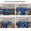 Washable Reusable Adult Nappy Pool Diapers Adult Swimming Diapers  For Special Need Male Female Swimming Nappy ABDL XLarge Size - Image 4