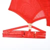 Spicy Girl's 3-Piece Halter Mesh Lingerie Set Sexy Garter Brief Kit Eco-Friendly Packing - Image 31