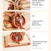 Robotime Rokr 3D Wooden Puzzle Symphony of Gorgeous Dreams Mechanical Music Box Pre-colored Design Gift for Family Kids BuildToy - Image 14