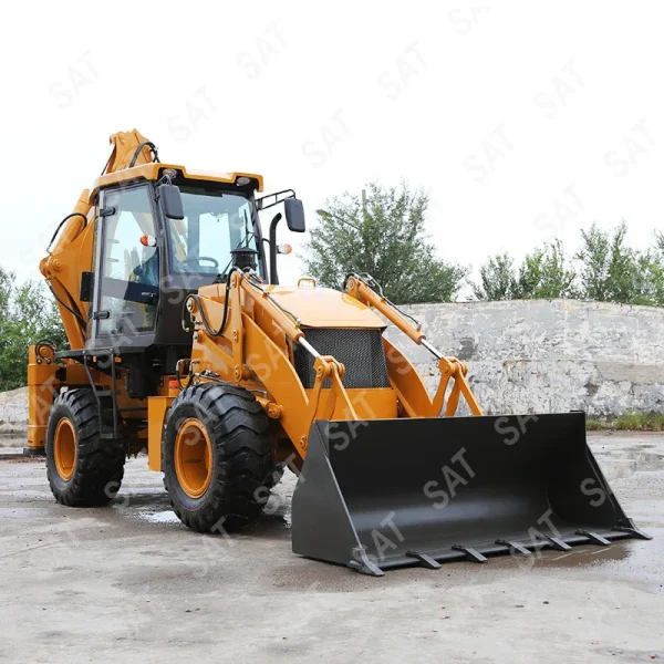 Farm 4wd loader backhoe mower 4x4 lawnmower single plough use tractor trenching machine agricultural agricolas mexico from China - Image 9