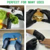 Black Disposable Nitrile Gloves, Household Cleaning Disposable Nitrile Gloves, Hairdressing and Nail Art Tools - Image 3