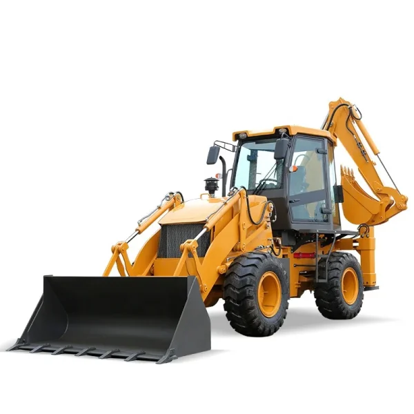 Farm 4wd loader backhoe mower 4x4 lawnmower single plough use tractor trenching machine agricultural agricolas mexico from China