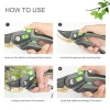 AIRAJ Plant Trim Garden Pruning Shears Horticulture Pruner Cut Shrub Garden Scissor Tool Branch Shear Orchard Folding Saw Set - Image 4