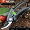 AIRAJ Plant Trim Garden Pruning Shears Horticulture Pruner Cut Shrub Garden Scissor Tool Branch Shear Orchard Folding Saw Set - Image 10