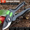 AIRAJ Plant Trim Garden Pruning Shears Horticulture Pruner Cut Shrub Garden Scissor Tool Branch Shear Orchard Folding Saw Set - Image 8
