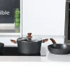Induction Cookware Sets - 12 Piece Cooking Pan Set, Granite Nonstick Pots and Pans Set - Image 12