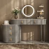 Best Selling Modern Dressing Table with Drawers Bedroom Furniture Solid Wood Dresser Table - Image 7