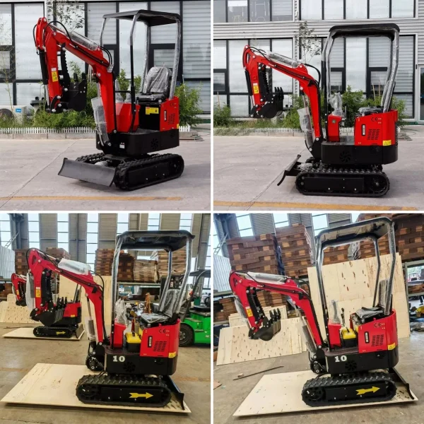 USA STOCK 1 Ton Mini Excavator Agricultural Hydraulic Small Excavators 1000 kg with Crawler Digger Door to Door Delivery - Image 5