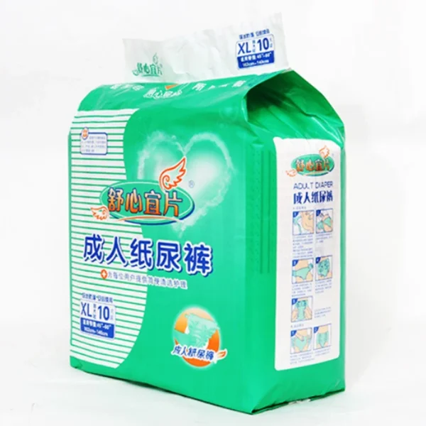 10PCS/Pack Adult Elderly Diapers Disposable Maternal Care Mats Fast Absorption Comfortable Leak-Proof Diaper Life Care Unisex XL - Image 9