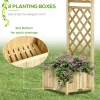 7.5' Wooden Wedding Arch, Garden Arch Arbor for Climbing Plants & Trellis Design, Great for Vines, or as Balloon Decoration - Image 5