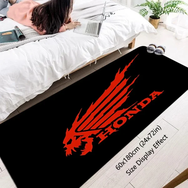 Bedside Carpet Hondas Black Wing Motorcycle Rugs Entrance Doormat Floor Mats Anti Slip Mat Kitchen Foot Rugs Hallway Home Decor - Image 13